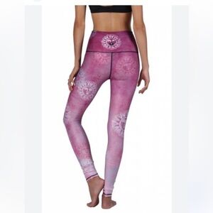 Yoga Democracy Leggings Sun Salutations Size S